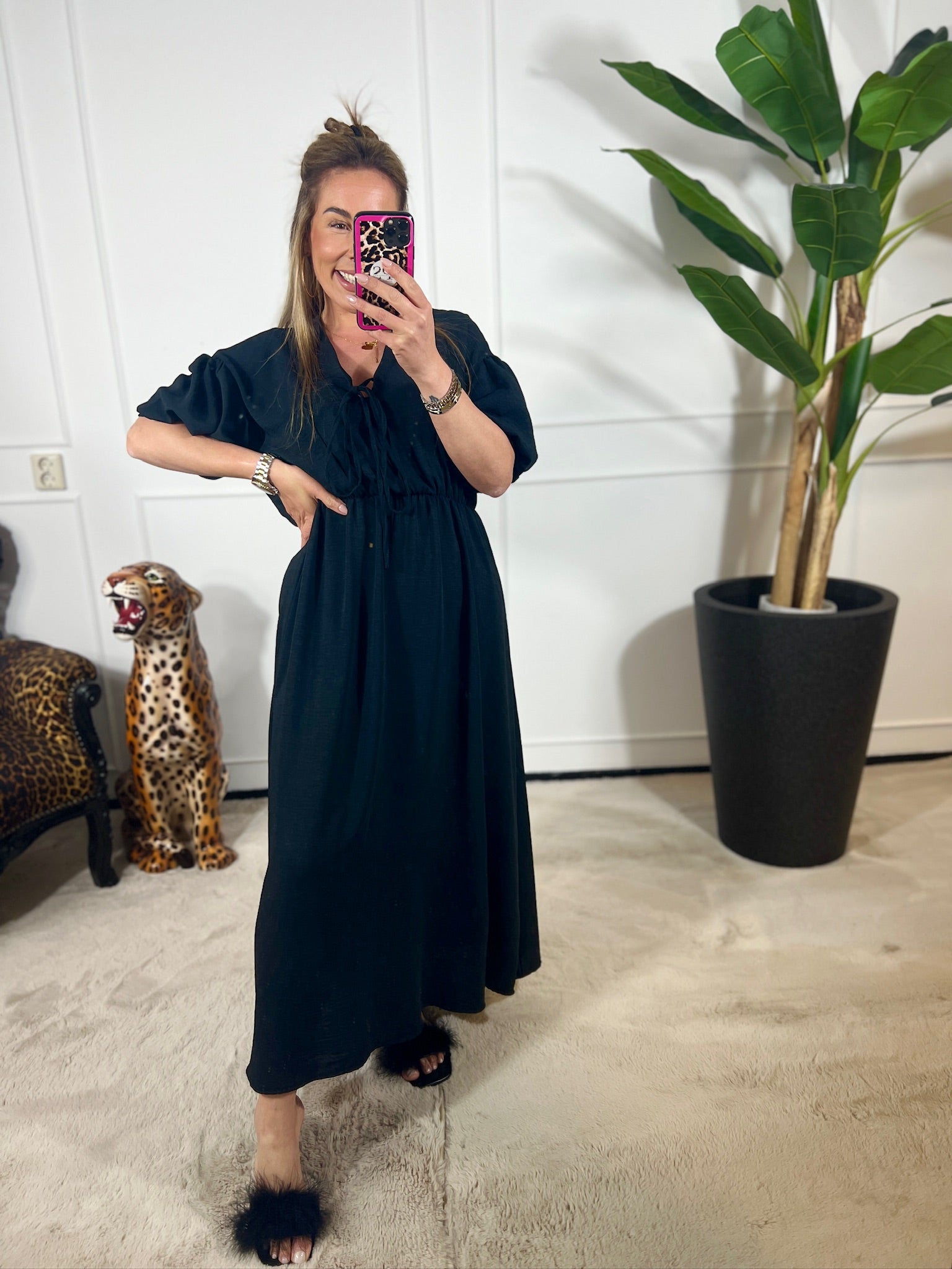 AMBER FLOWY DRESS