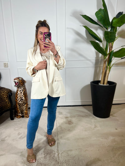 LACE SATIN TOP