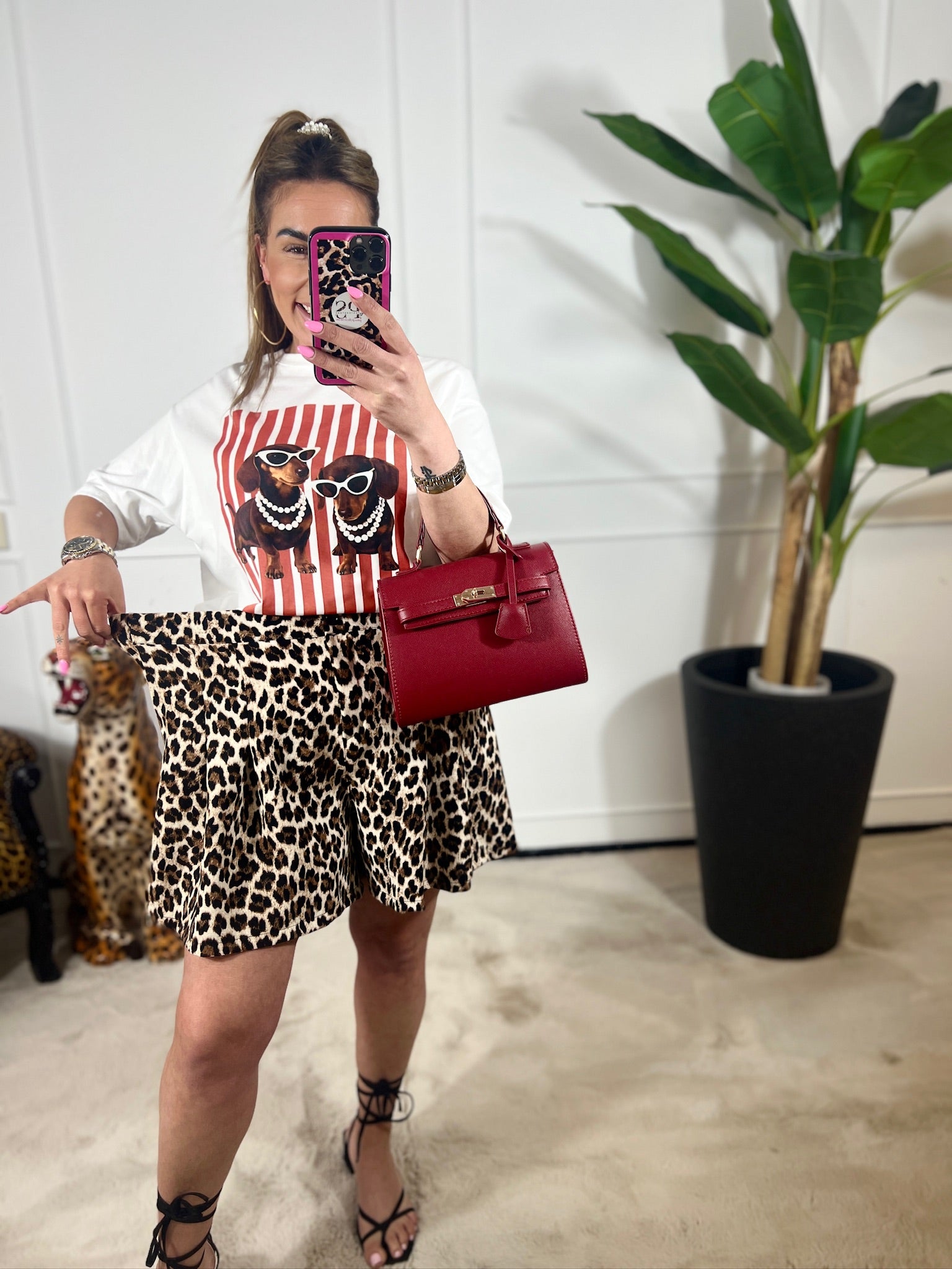 NORA SKORT *PRINT*