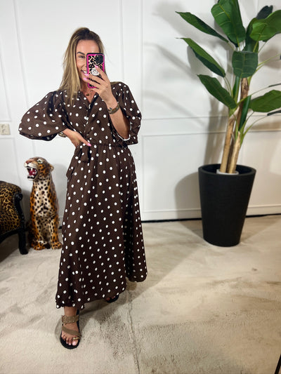 DOTS WRAP DRESS