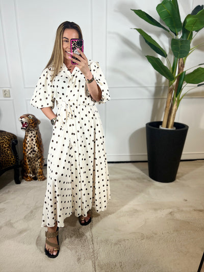 DOTS WRAP DRESS