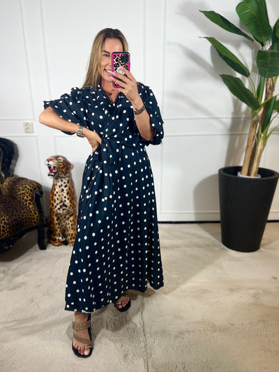 DOTS WRAP DRESS