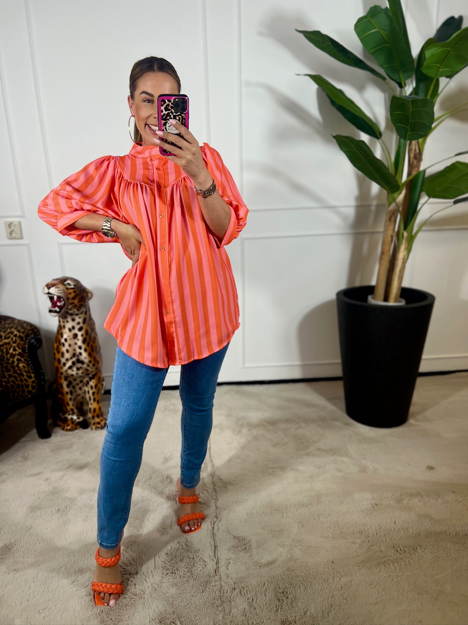 KENDALL STRIPE BLOUSE