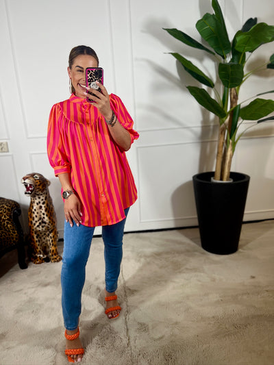 KENDALL STRIPE BLOUSE
