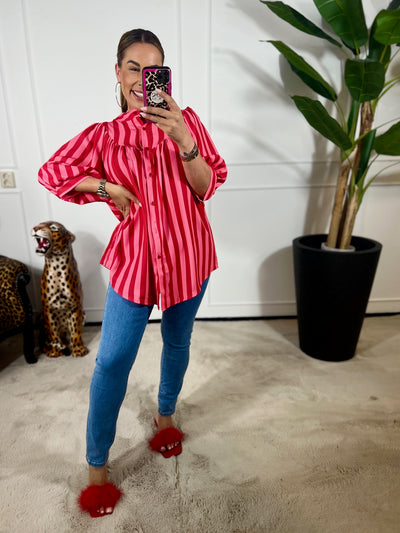 KENDALL STRIPE BLOUSE