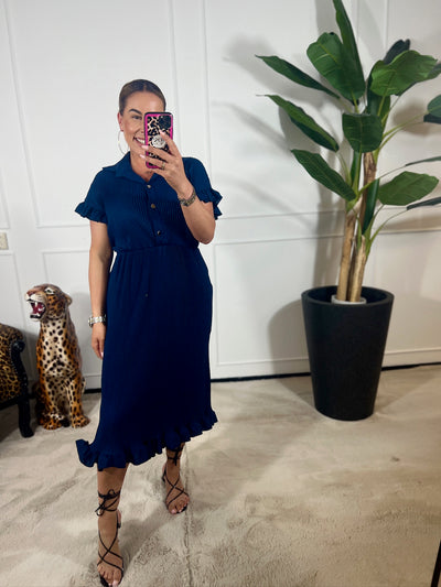 NOVA PLISSÉ DRESS