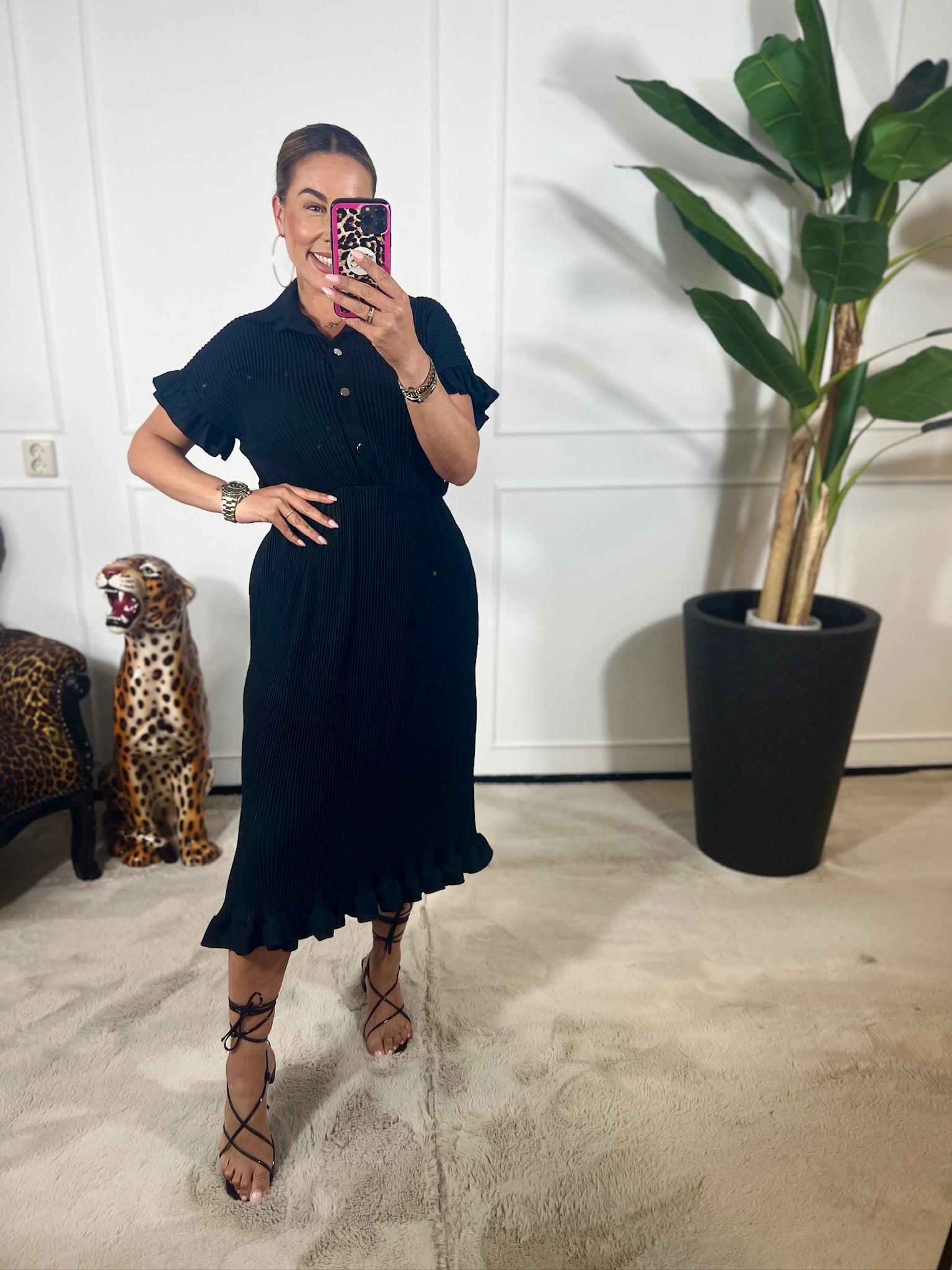 NOVA PLISSÉ DRESS