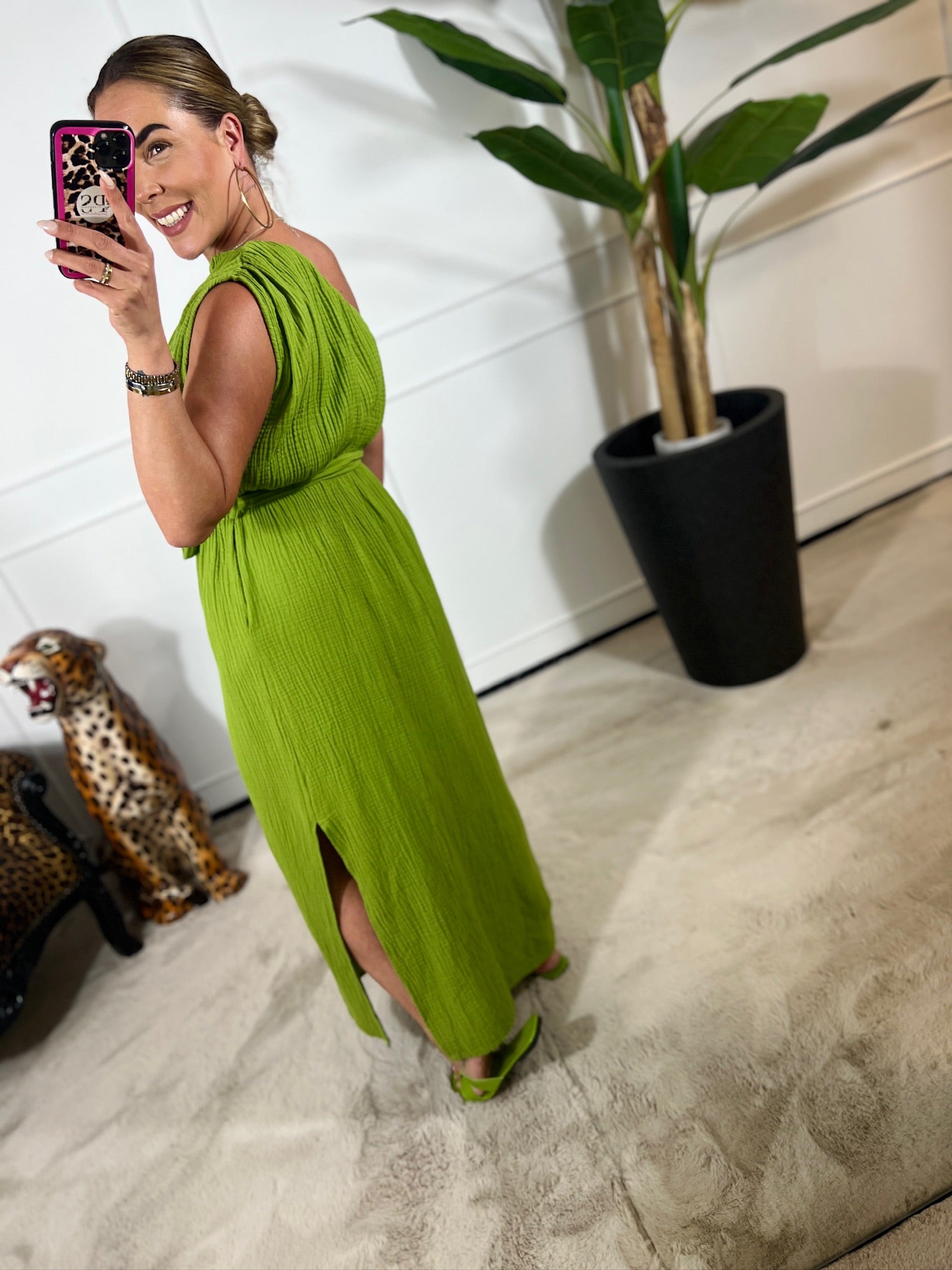 LIV ONE SHOULDER MAXI DRESS
