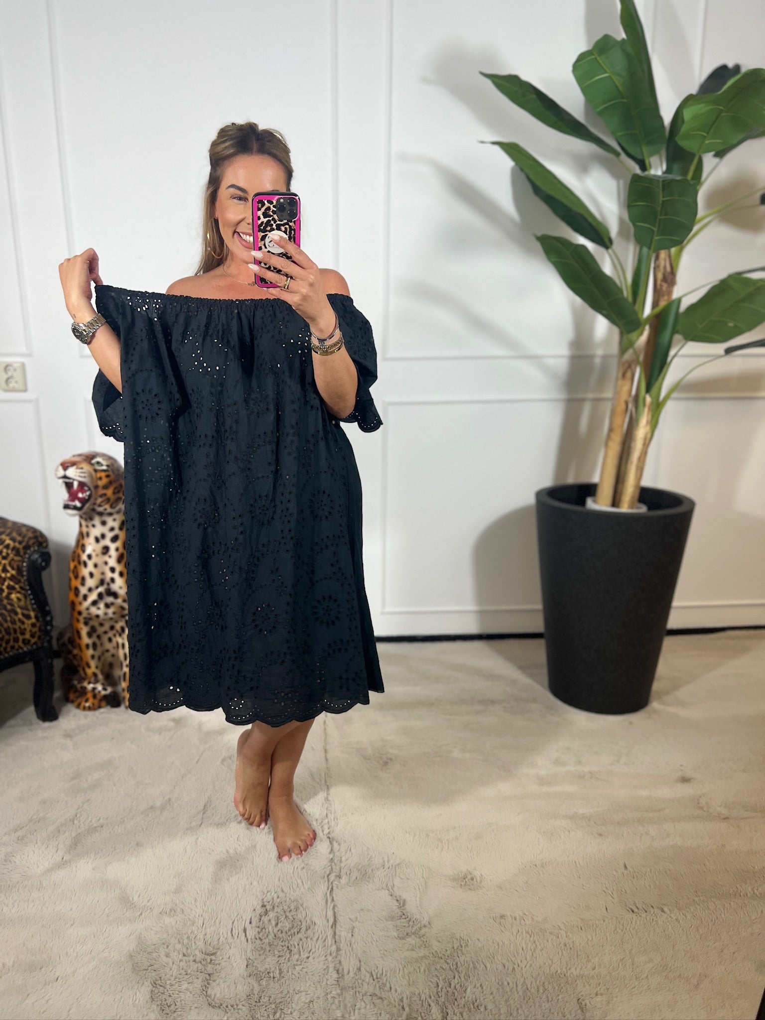 NAOMI BRODERIE DRESS