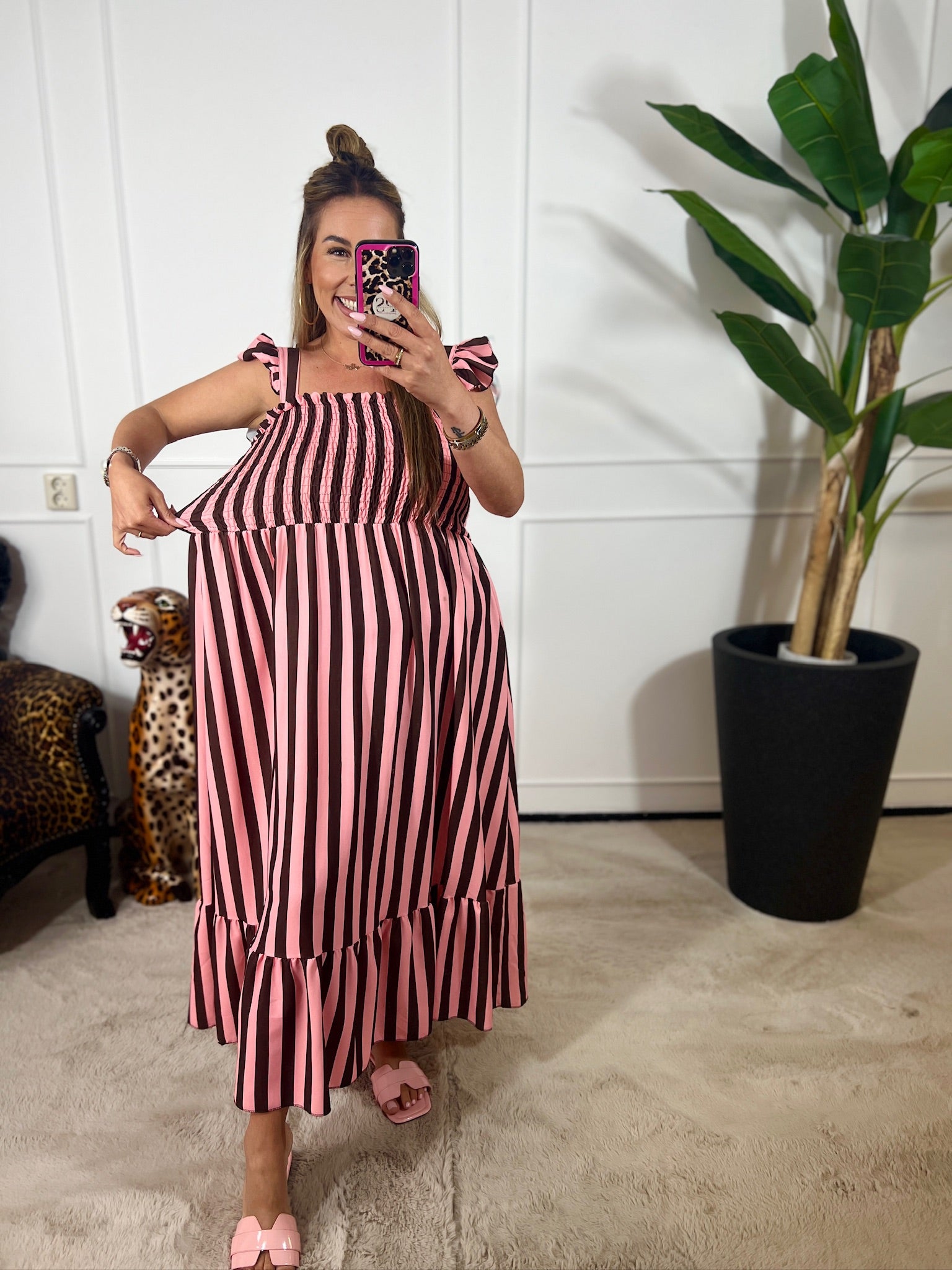 ROSALIE STRIPE MAXI DRESS