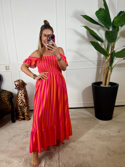 ROSALIE STRIPE MAXI DRESS