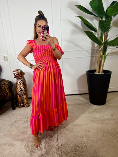 ROSALIE STRIPE MAXI DRESS