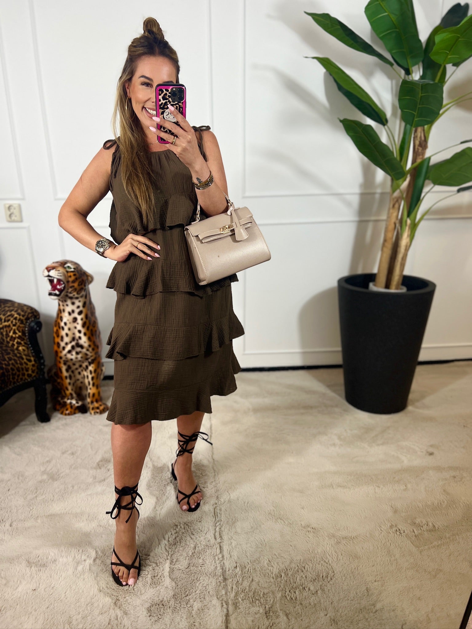 IBIZA RUFFLE DRESS
