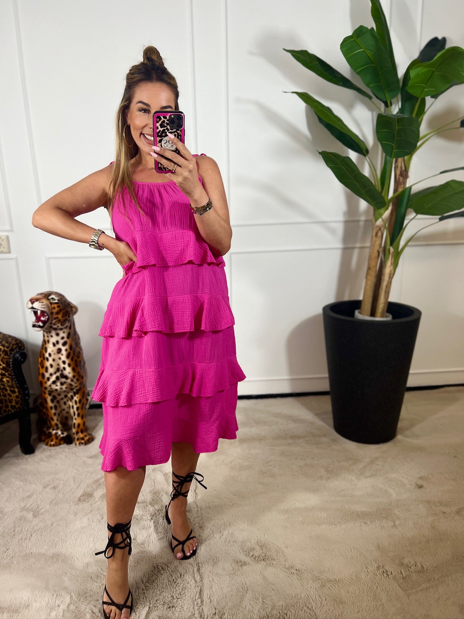 IBIZA RUFFLE DRESS