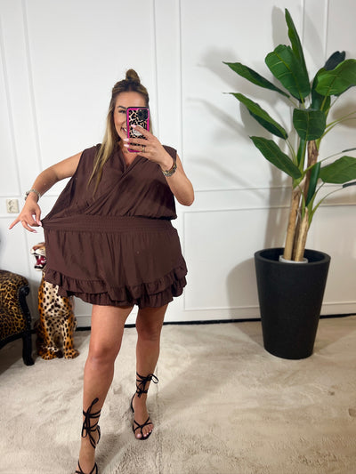 NOOR RUFFLE PLAYSUIT