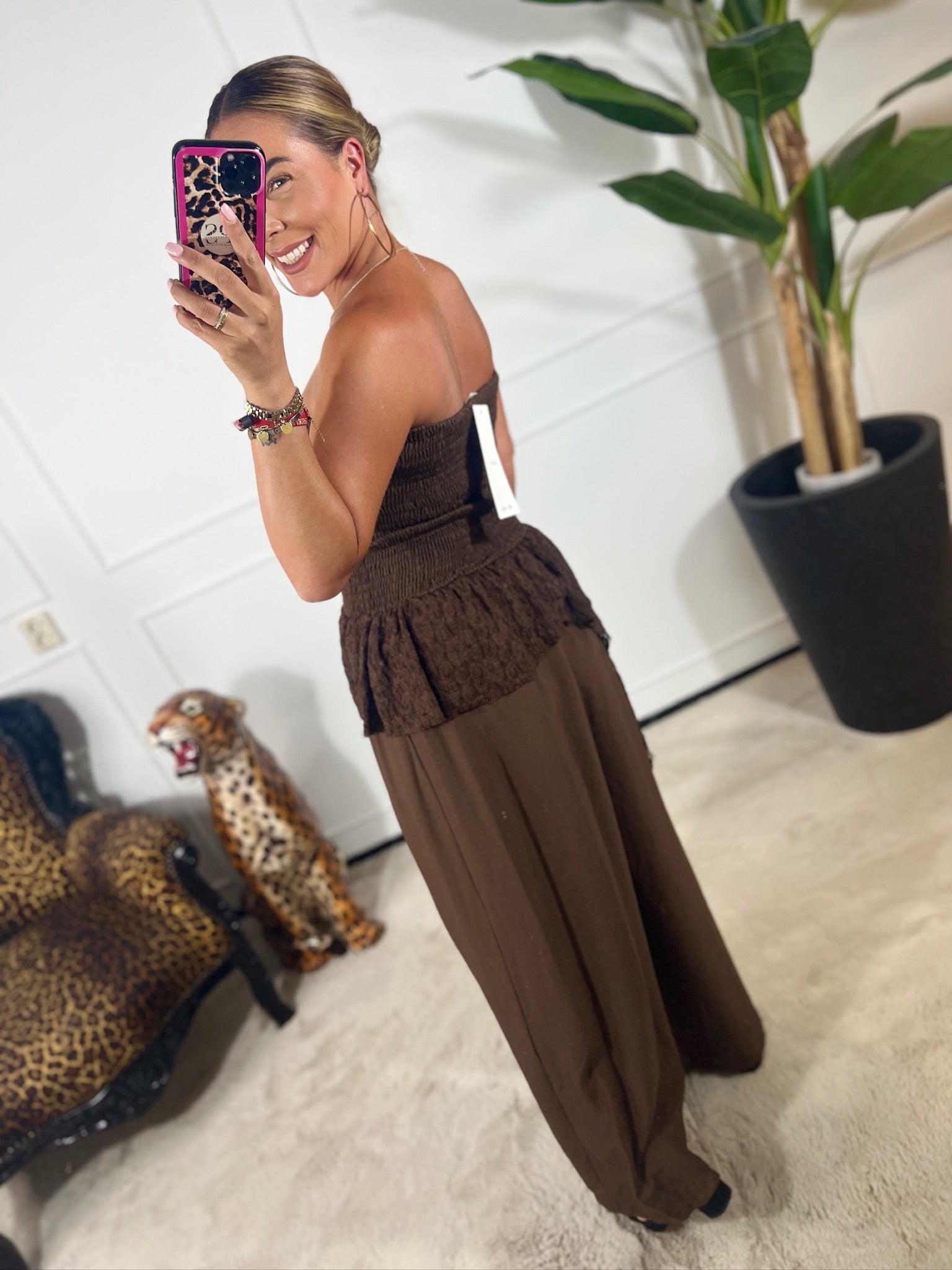 GINA STRAPLESS JUMPSUIT