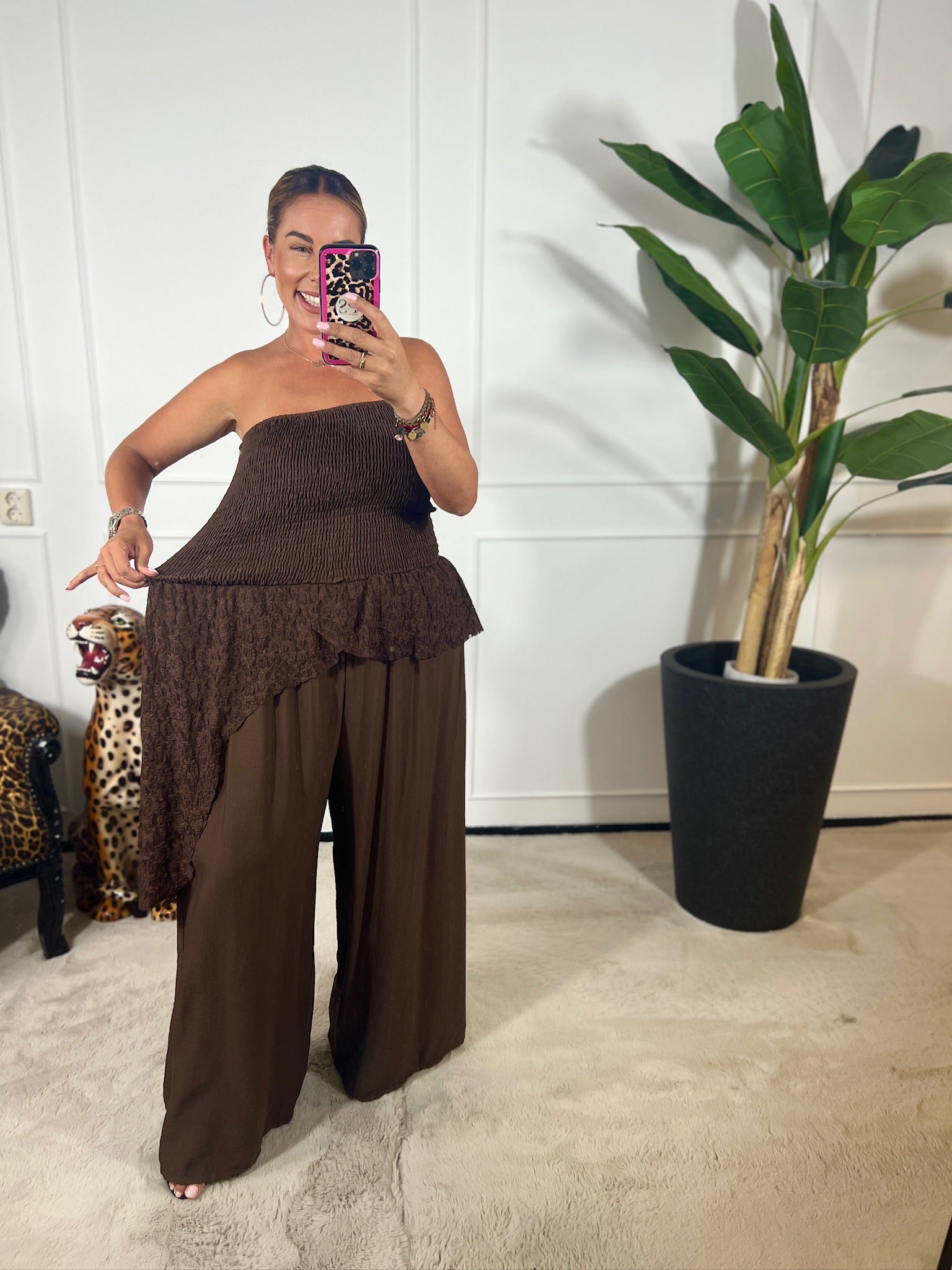 GINA STRAPLESS JUMPSUIT