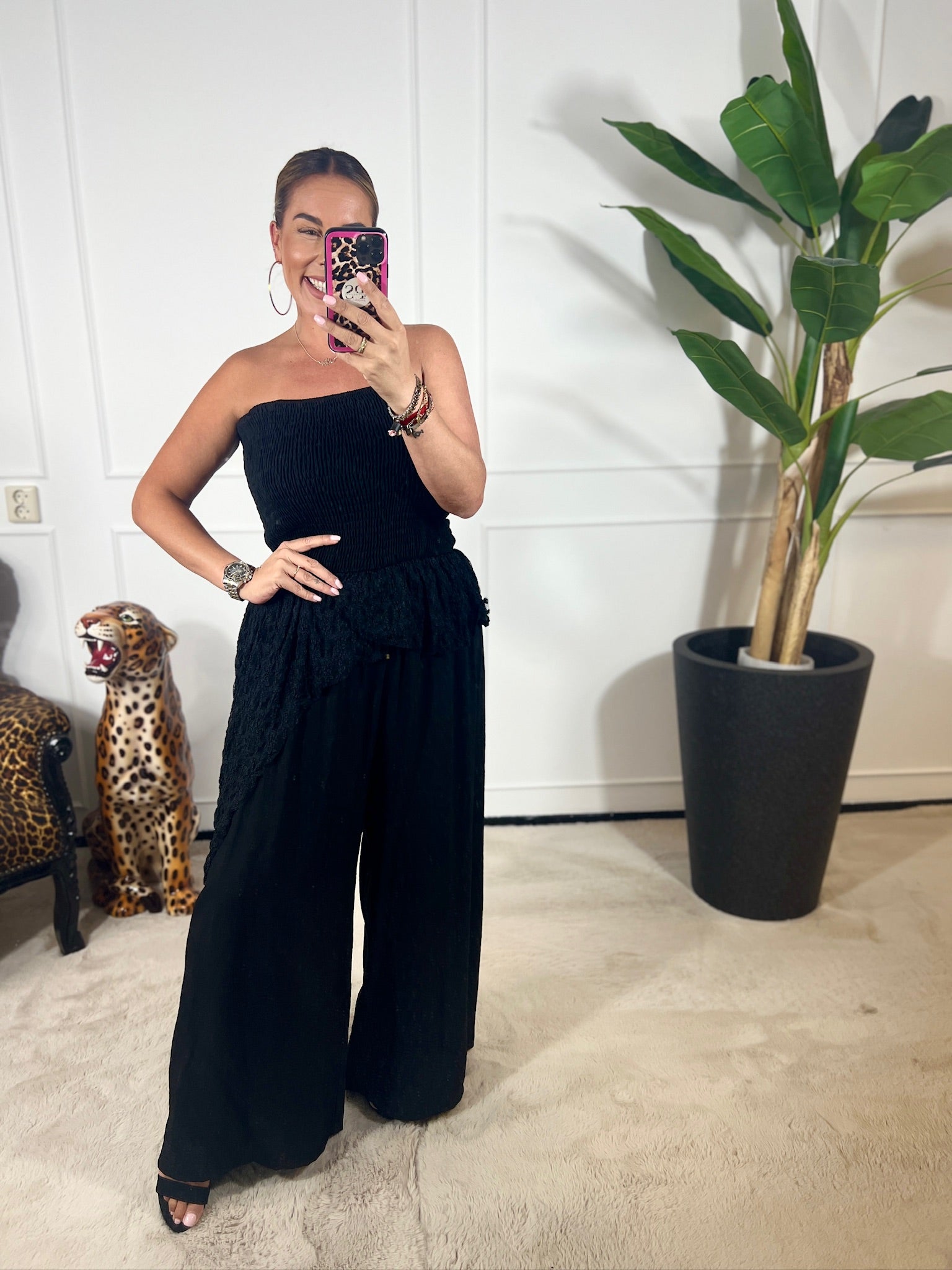 GINA STRAPLESS JUMPSUIT