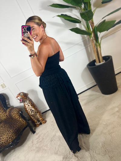 GINA STRAPLESS JUMPSUIT