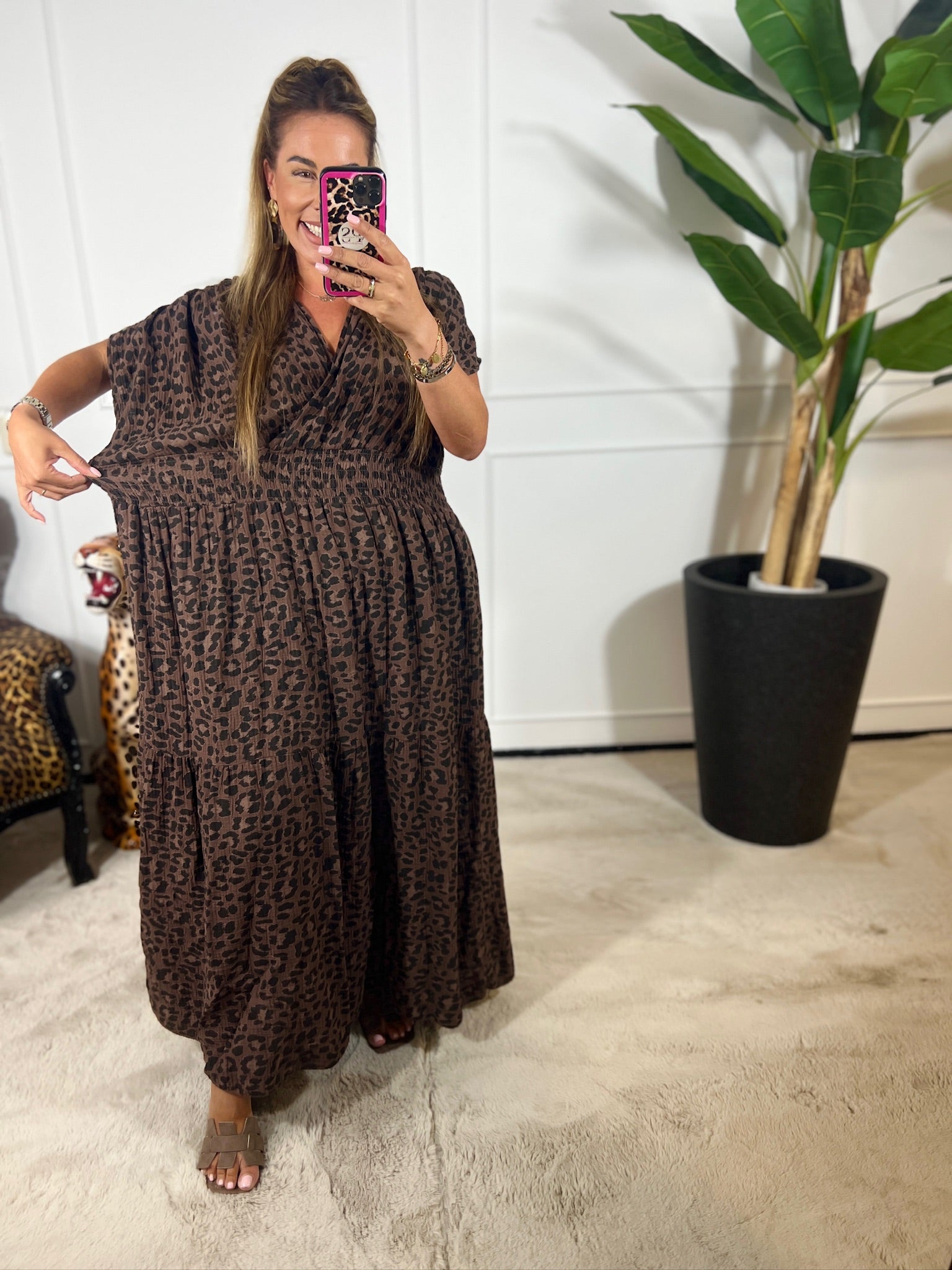 STEFFY PANTER MAXI DRESS
