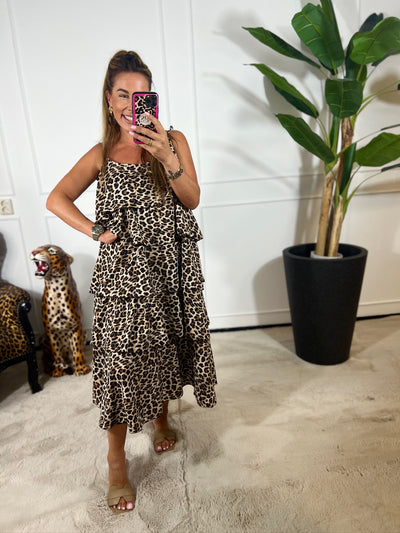 BIBA RUFFLE MAXI DRESS