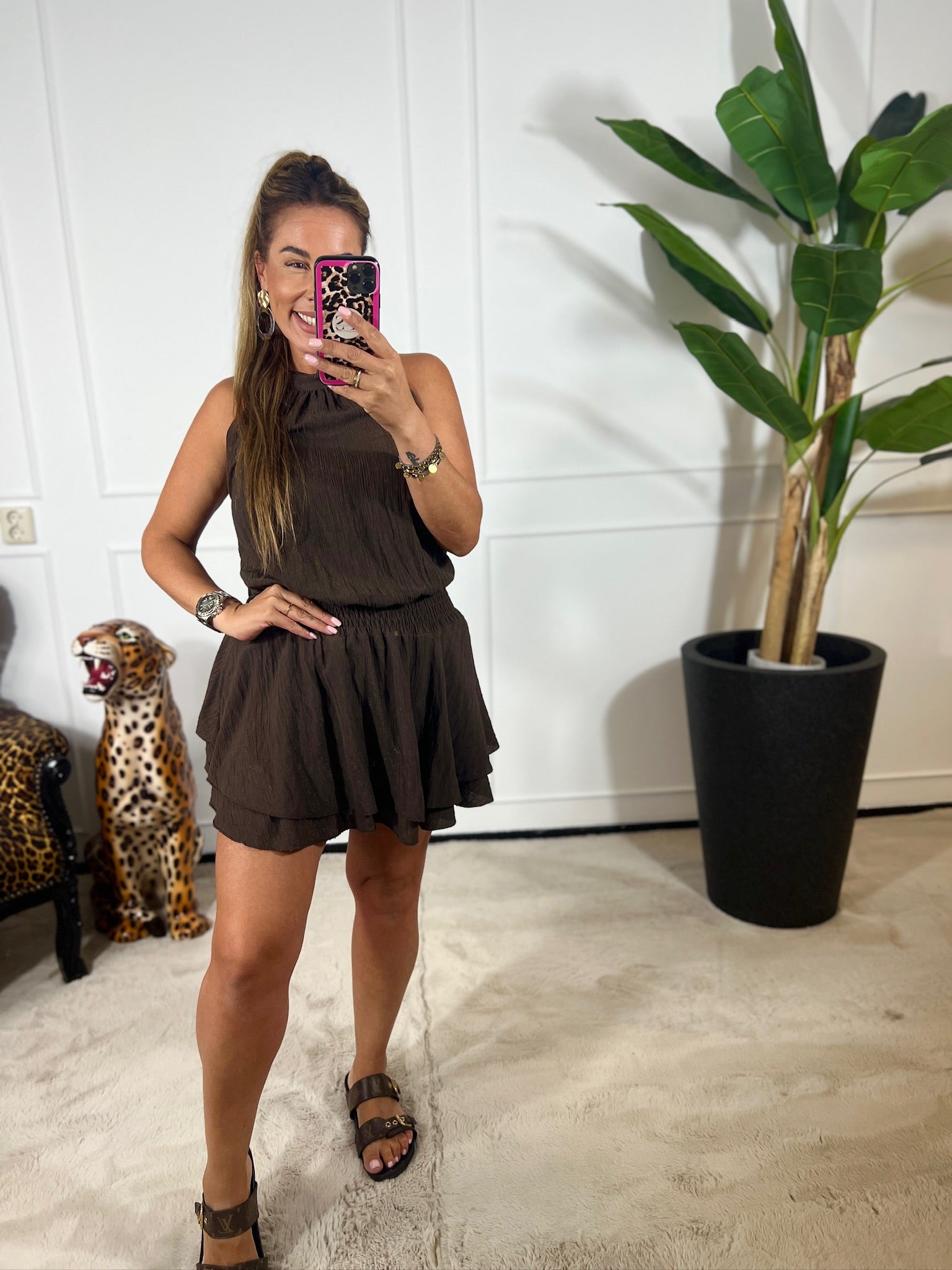 MACEY GLITTER PLAYSUIT