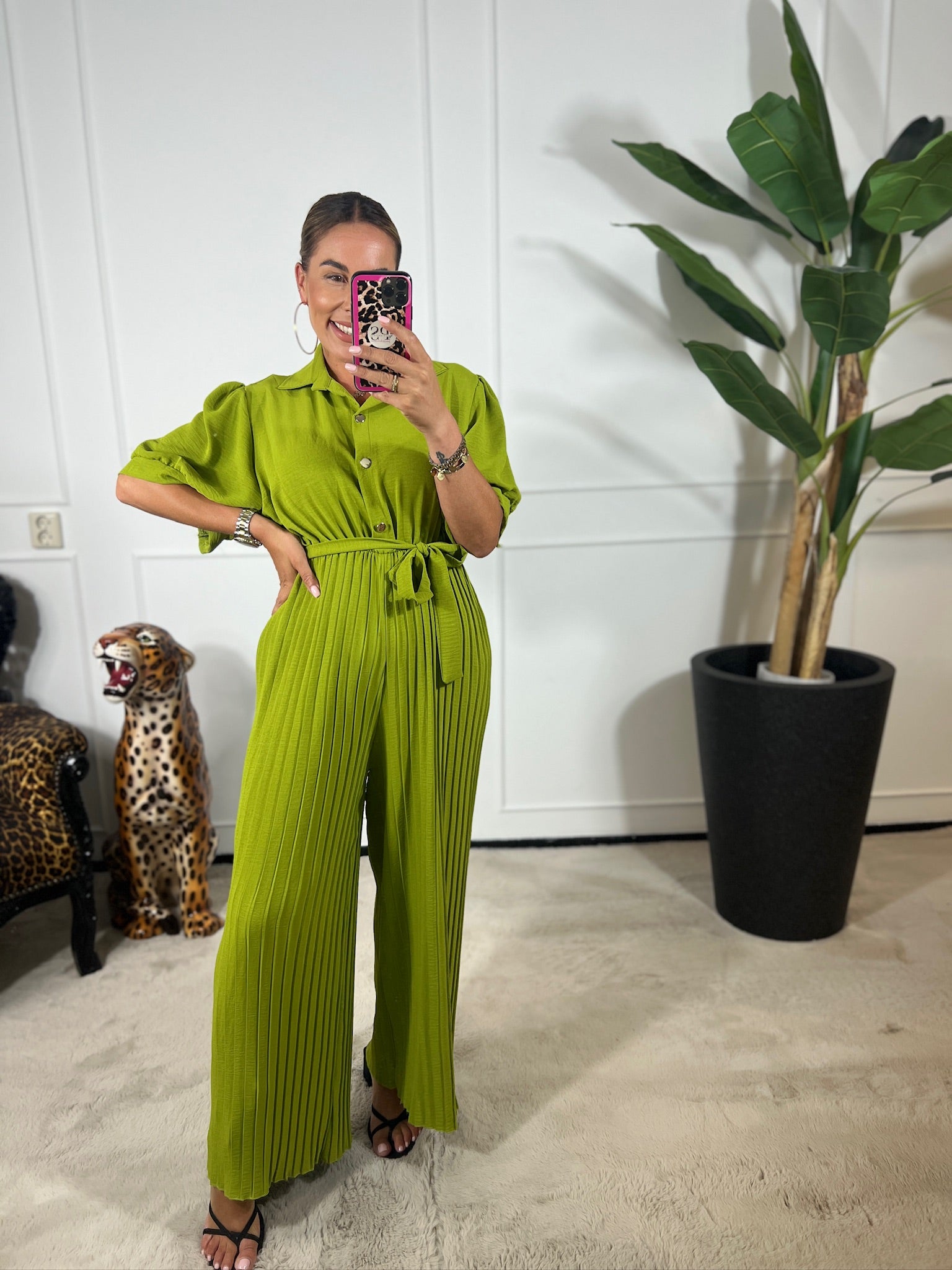 LIEKE PLISSÉ JUMPSUIT