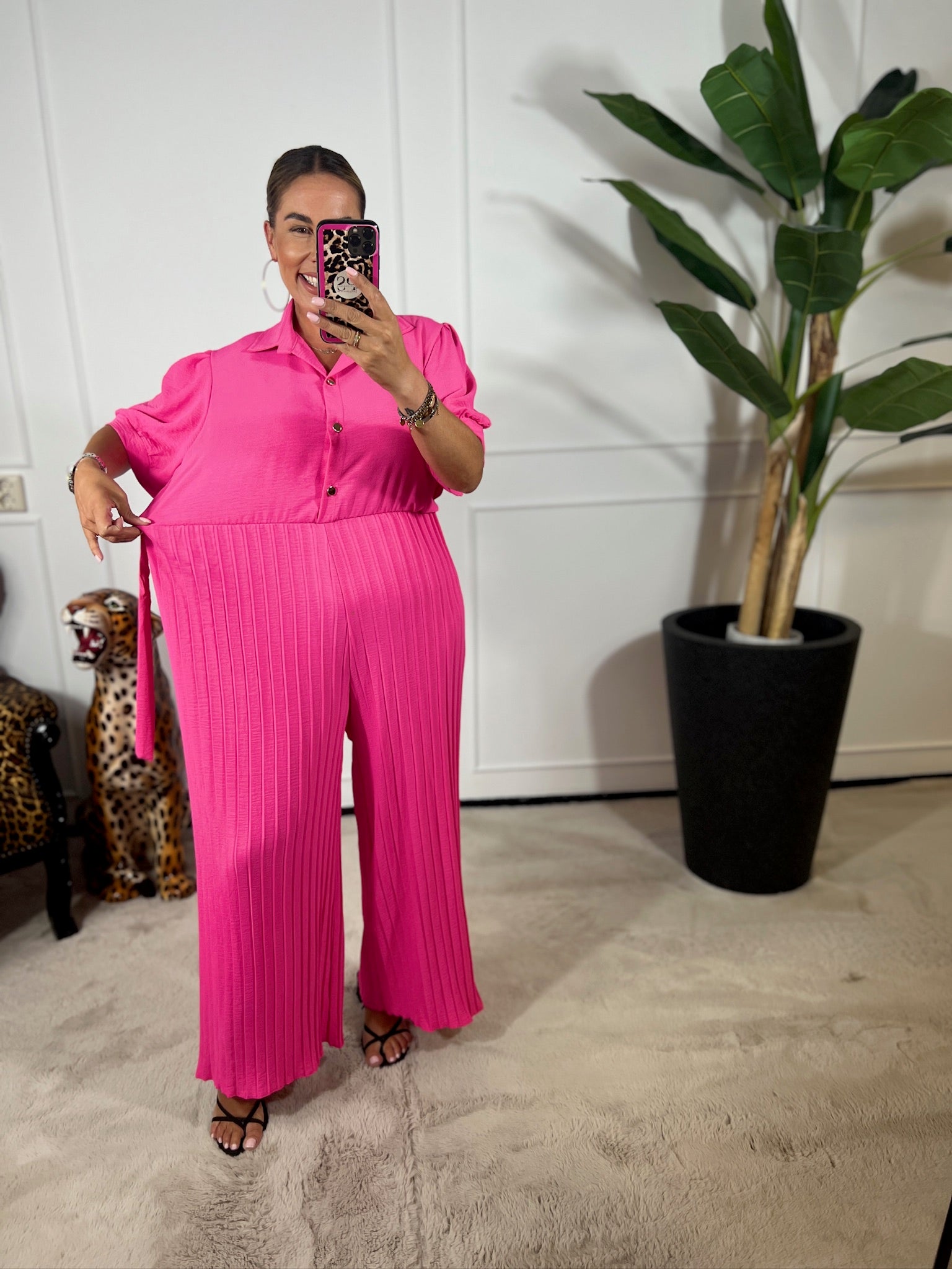 LIEKE PLISSÉ JUMPSUIT