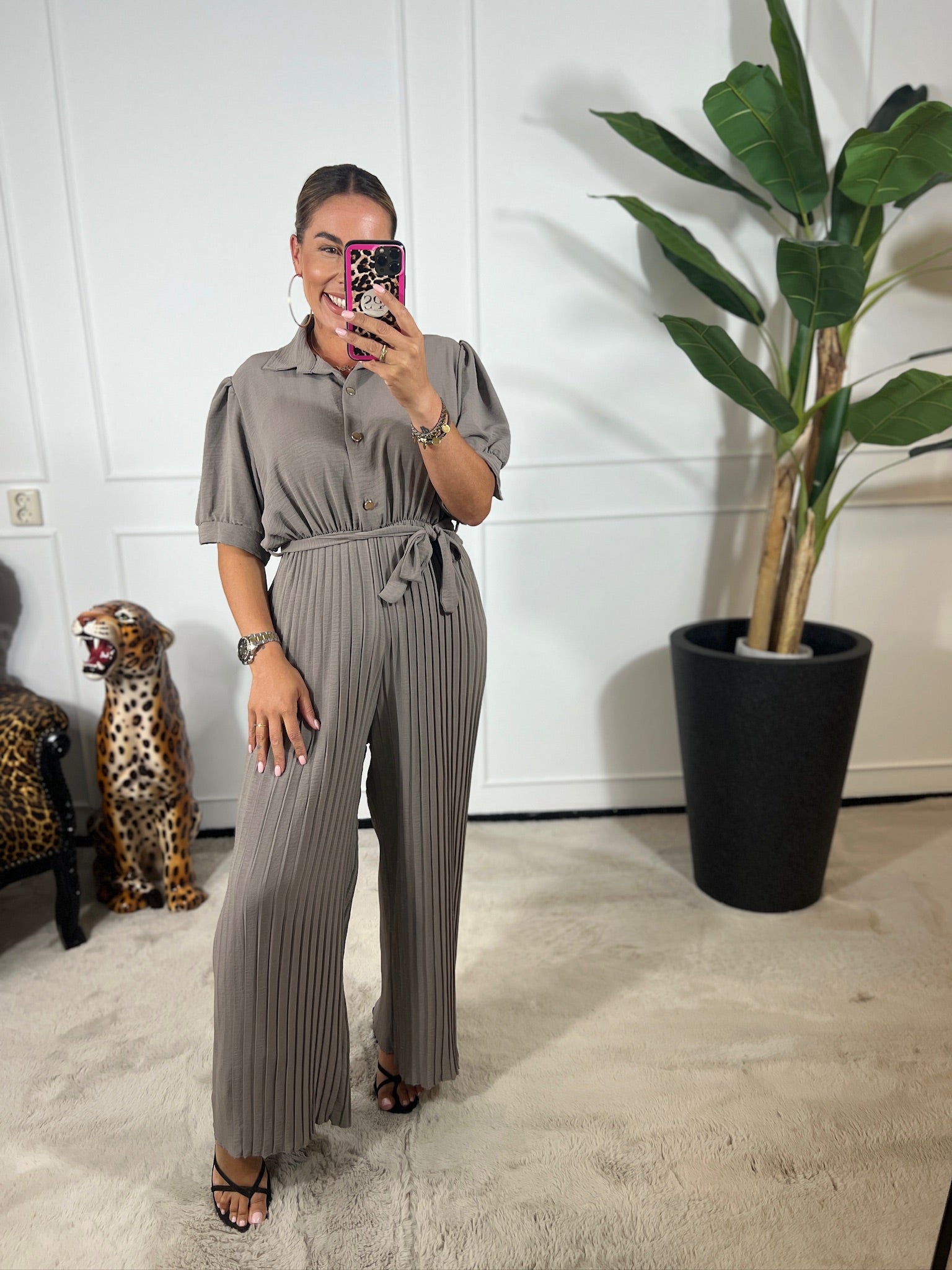 LIEKE PLISSÉ JUMPSUIT