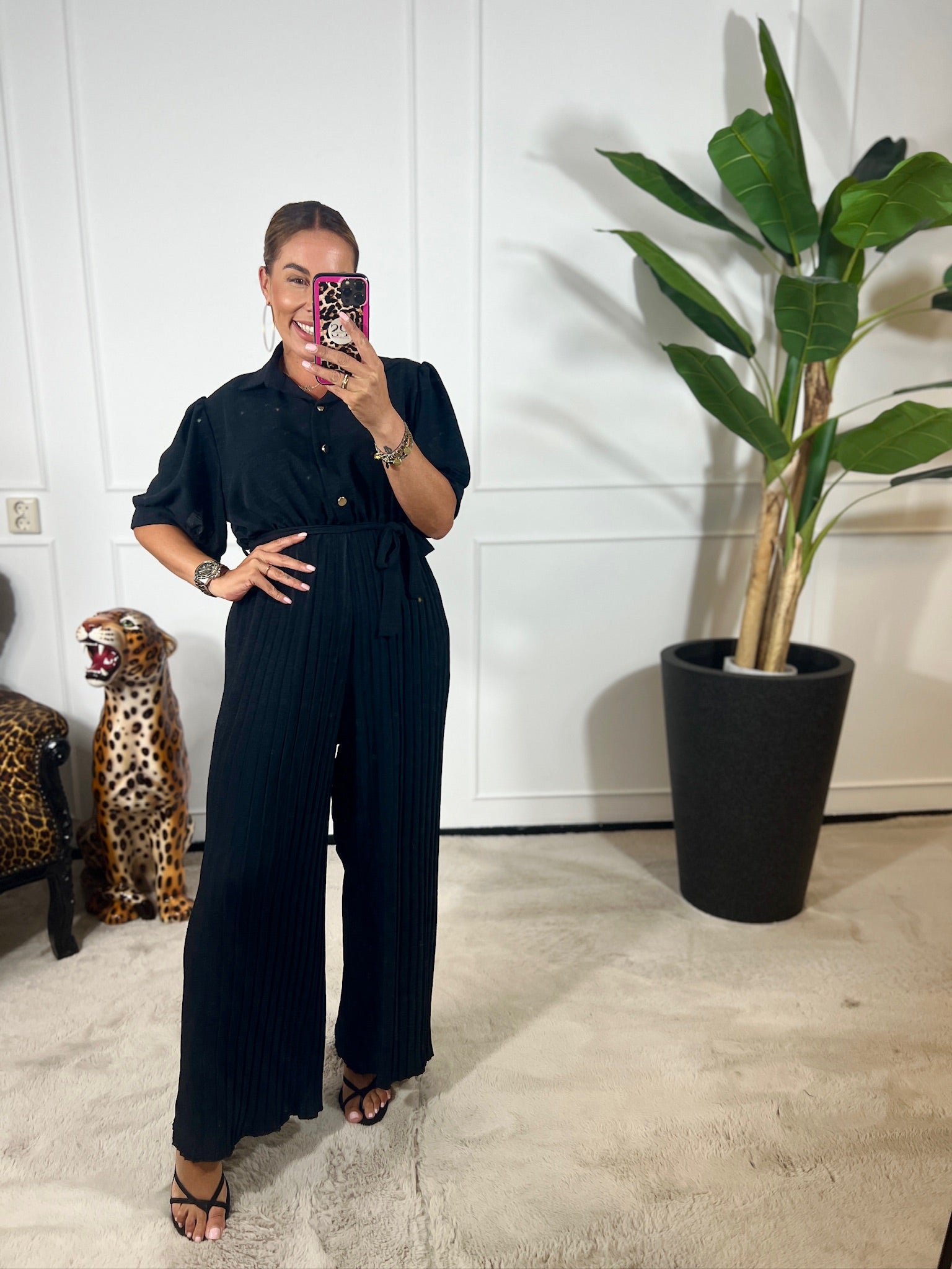 LIEKE PLISSÉ JUMPSUIT