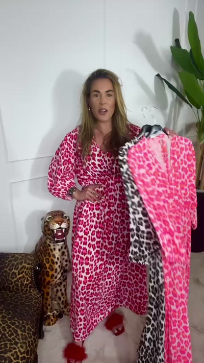 BENTE LEOPARD COTTON DRESS