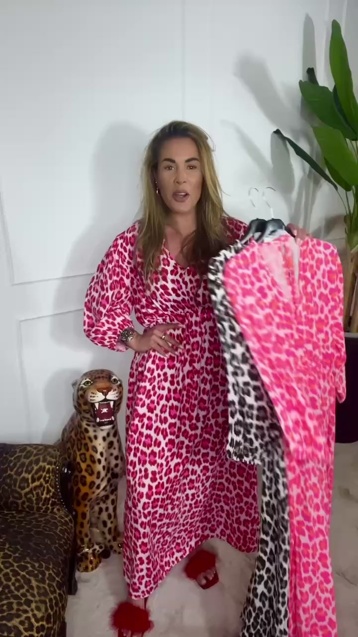 BENTE LEOPARD COTTON DRESS