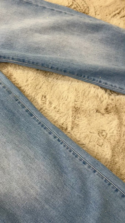 SUBTIELE GLITTER JEANS (IN MATEN) + VIDEO