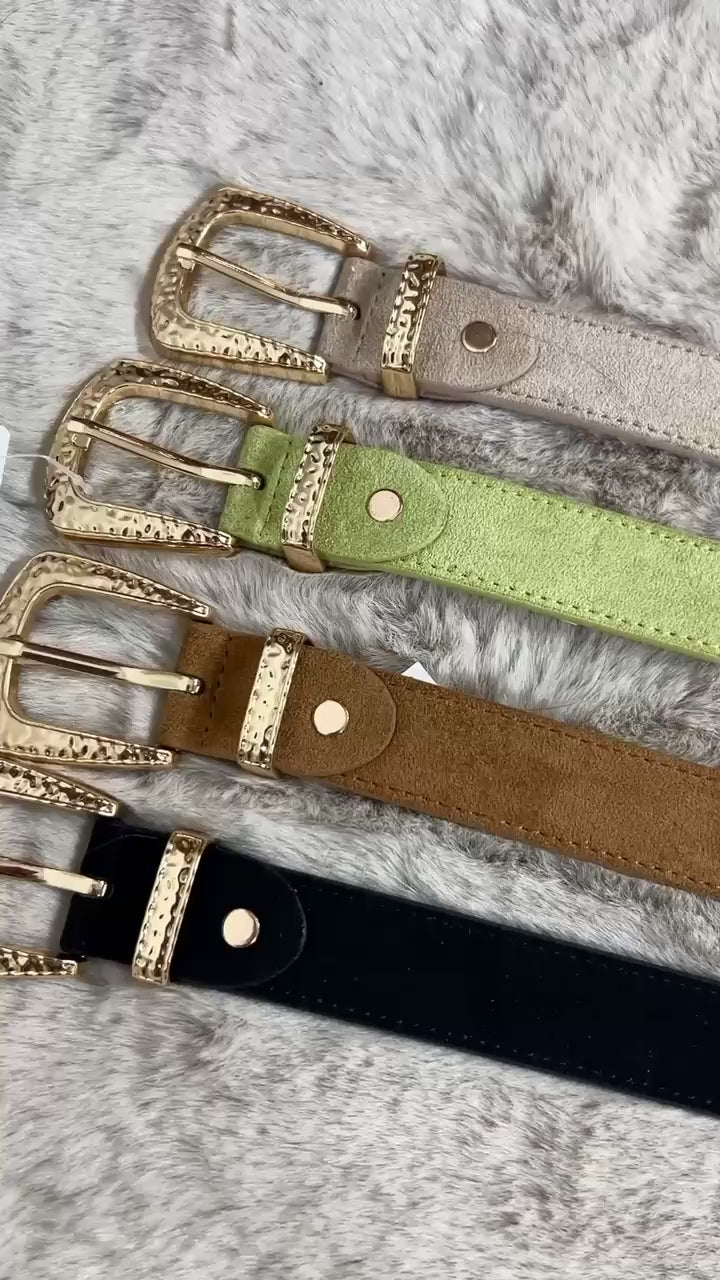 Video laden: SUEDE BELTS