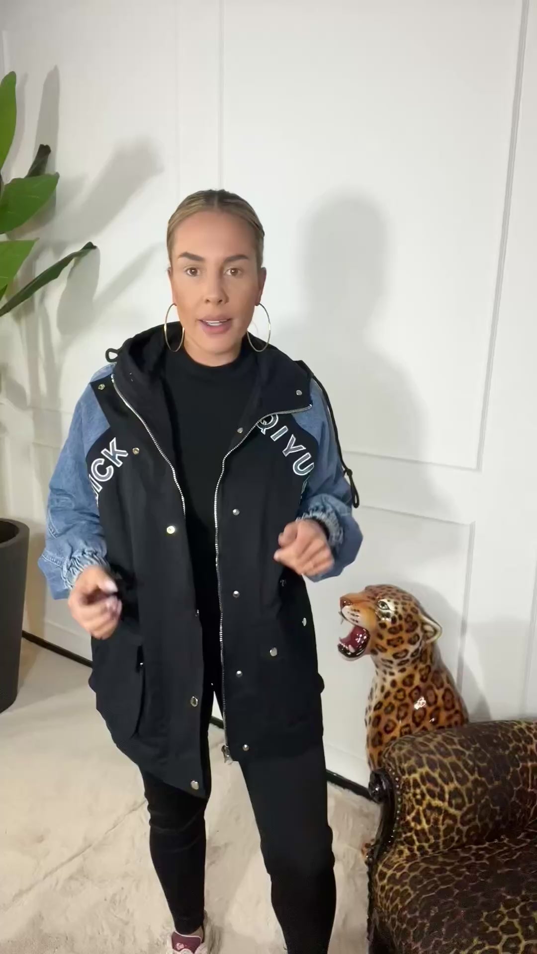 DENIM COZY JACKET