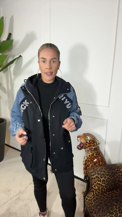 DENIM COZY JACKET