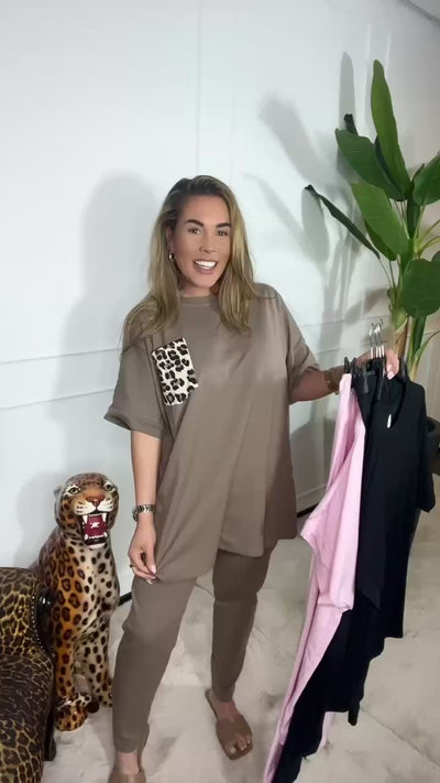 EMMA COMFY LEOPARD SET