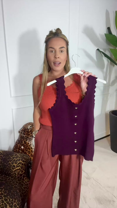HEART RIB STOF TOP