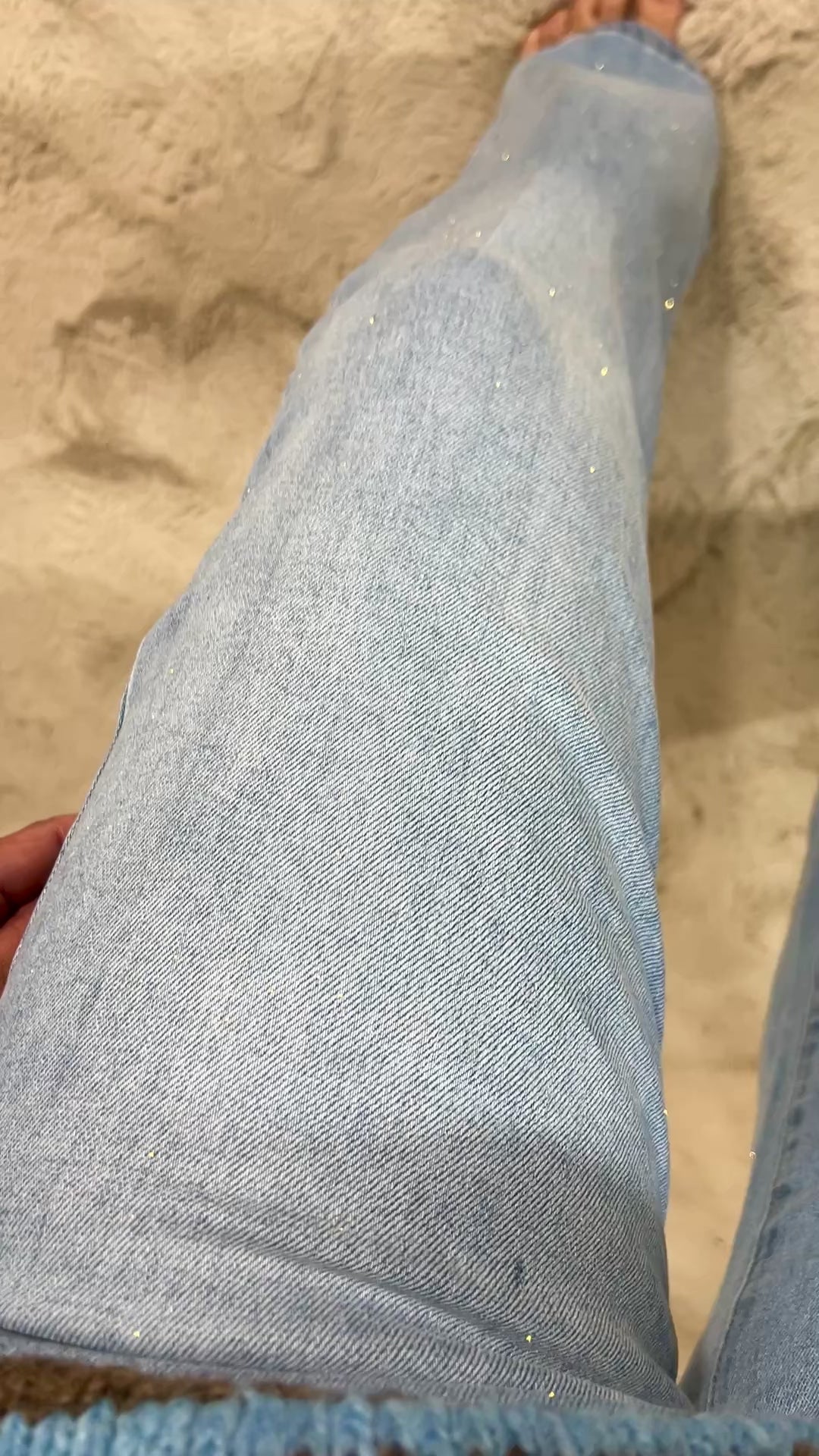 SUBTIELE GLITTER JEANS (IN MATEN) + VIDEO