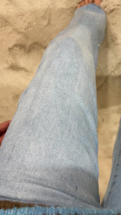 SUBTIELE GLITTER JEANS (IN MATEN) + VIDEO