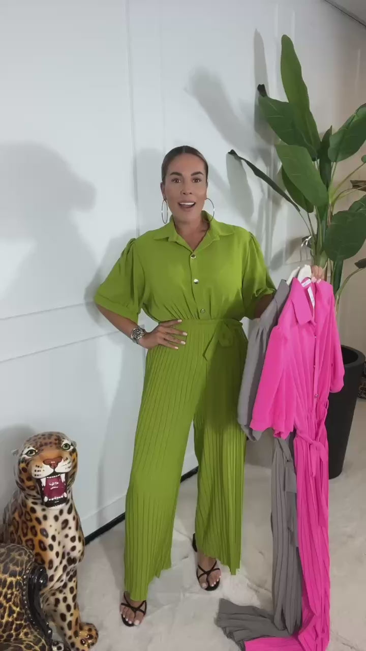 LIEKE PLISSÉ JUMPSUIT