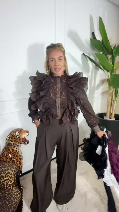 CÉLINE RUFFLE TOP