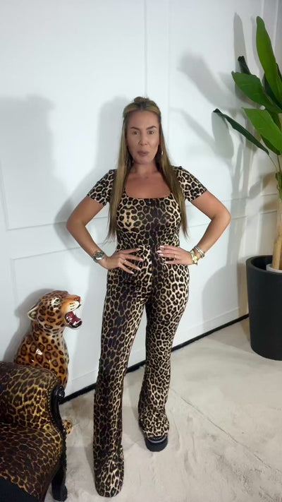 LEOPARD JUMPSUIT