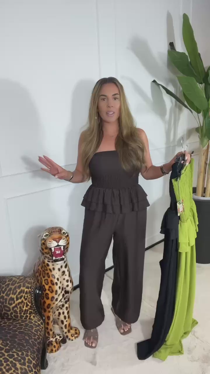 LANA STRAPLESS JUMPSUIT