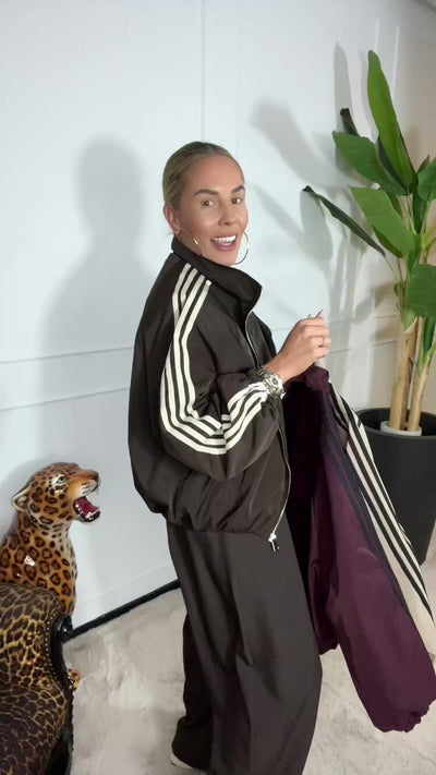 SPORTY STRIPE JACKET