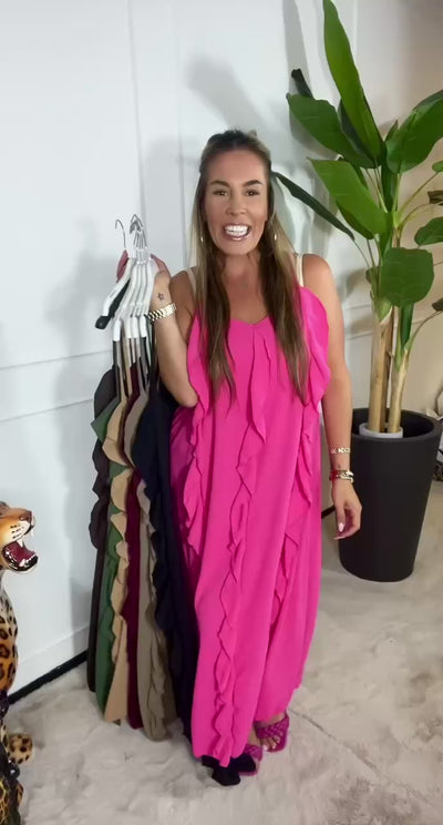 ROMY RUFFLE DRESS