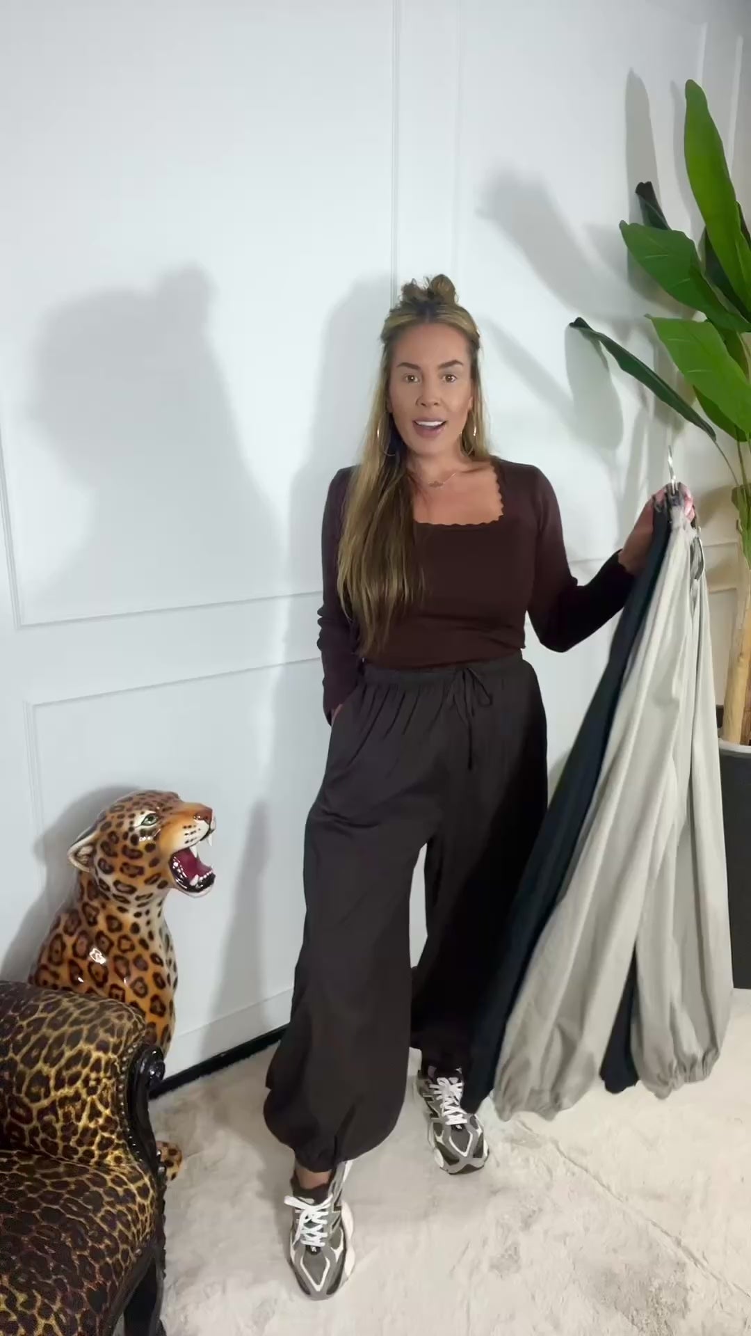 KATOENEN BALLOON BROEK