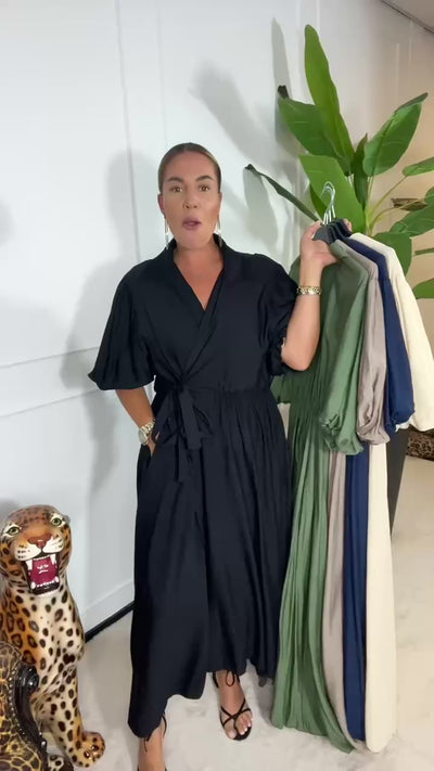 NIA WRAP DRESS