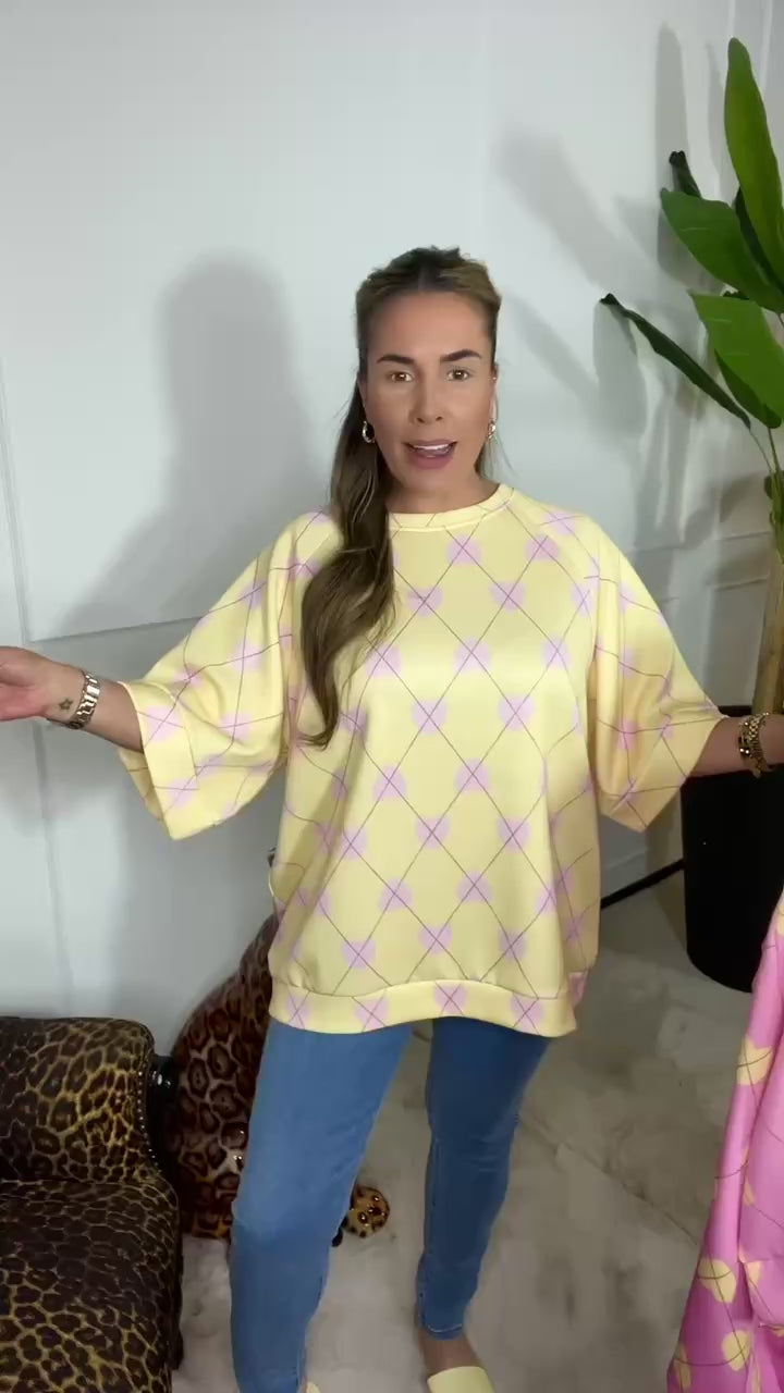 AMAYA HEART OVERSIZED TEE