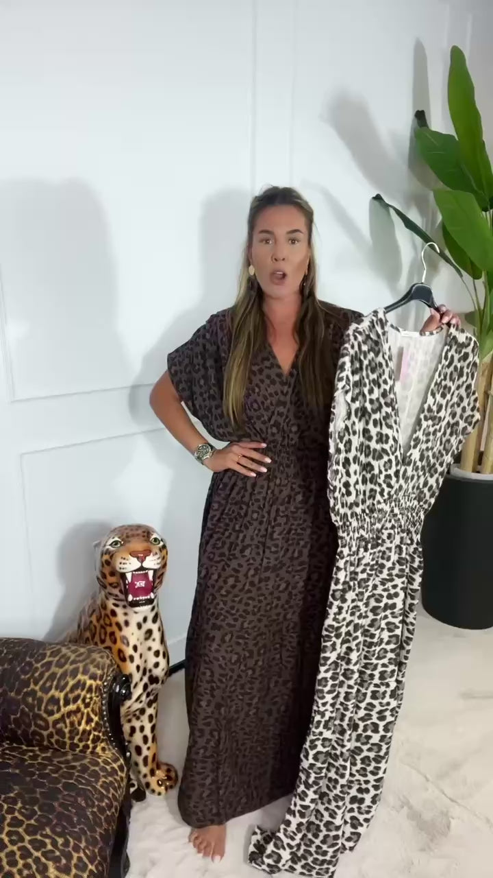 STEFFY PANTER MAXI DRESS